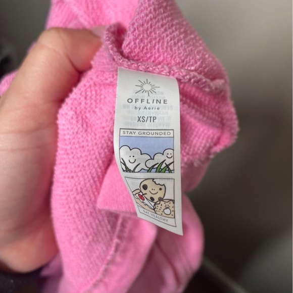 Aerie Cutout Fleece Mini Dress // Pink - Picture 7 of 8